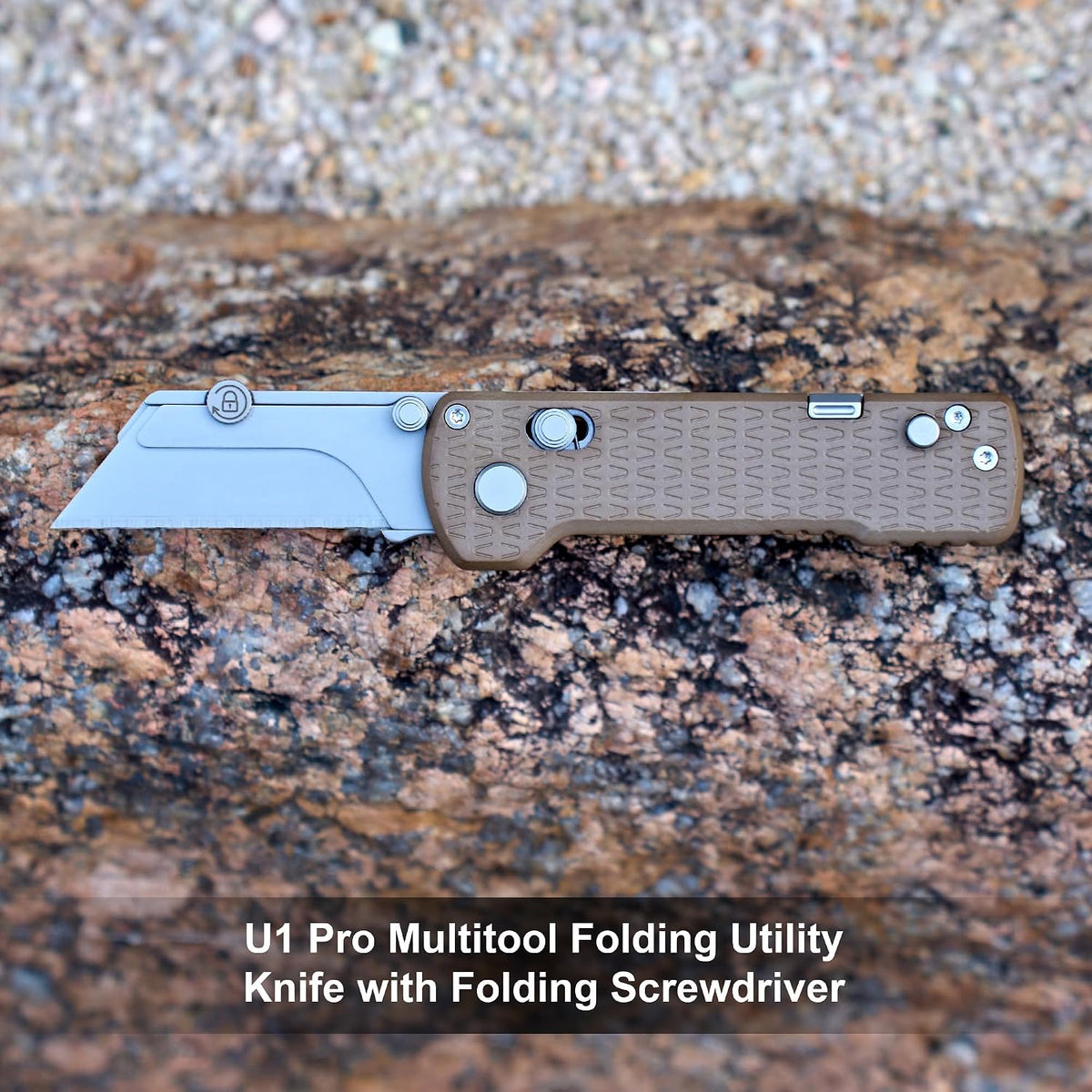 U1 Pro Multitool Folding Utility Knife with Folding Screwdriver