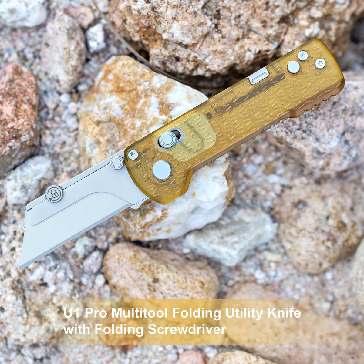 U1 Pro Multitool Folding Utility Knife with Folding Screwdriver