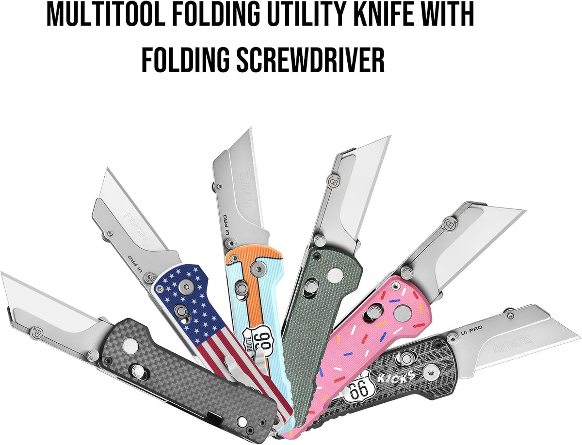 U1 Pro Multitool Folding Utility Knife with Folding Screwdriver