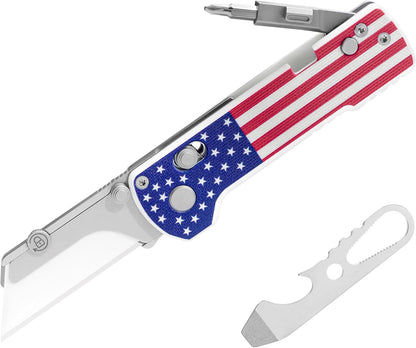 U1 Pro Multitool Folding Utility Knife with Folding Screwdriver
