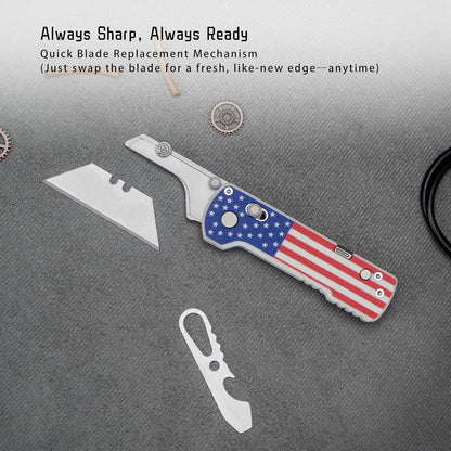 U1 Pro Multitool Folding Utility Knife with Folding Screwdriver