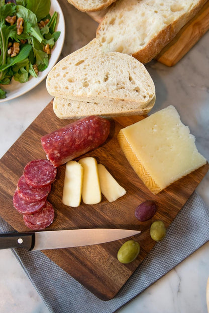 Gourmet Square Cutting Board, Acacia Wood 0.5 x 9 x 9 inches