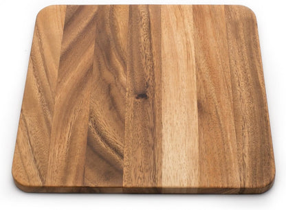 Gourmet Square Cutting Board, Acacia Wood 0.5 x 9 x 9 inches
