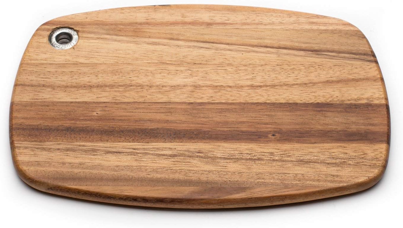 Gourmet Square Cutting Board, Acacia Wood 0.5 x 9 x 9 inches