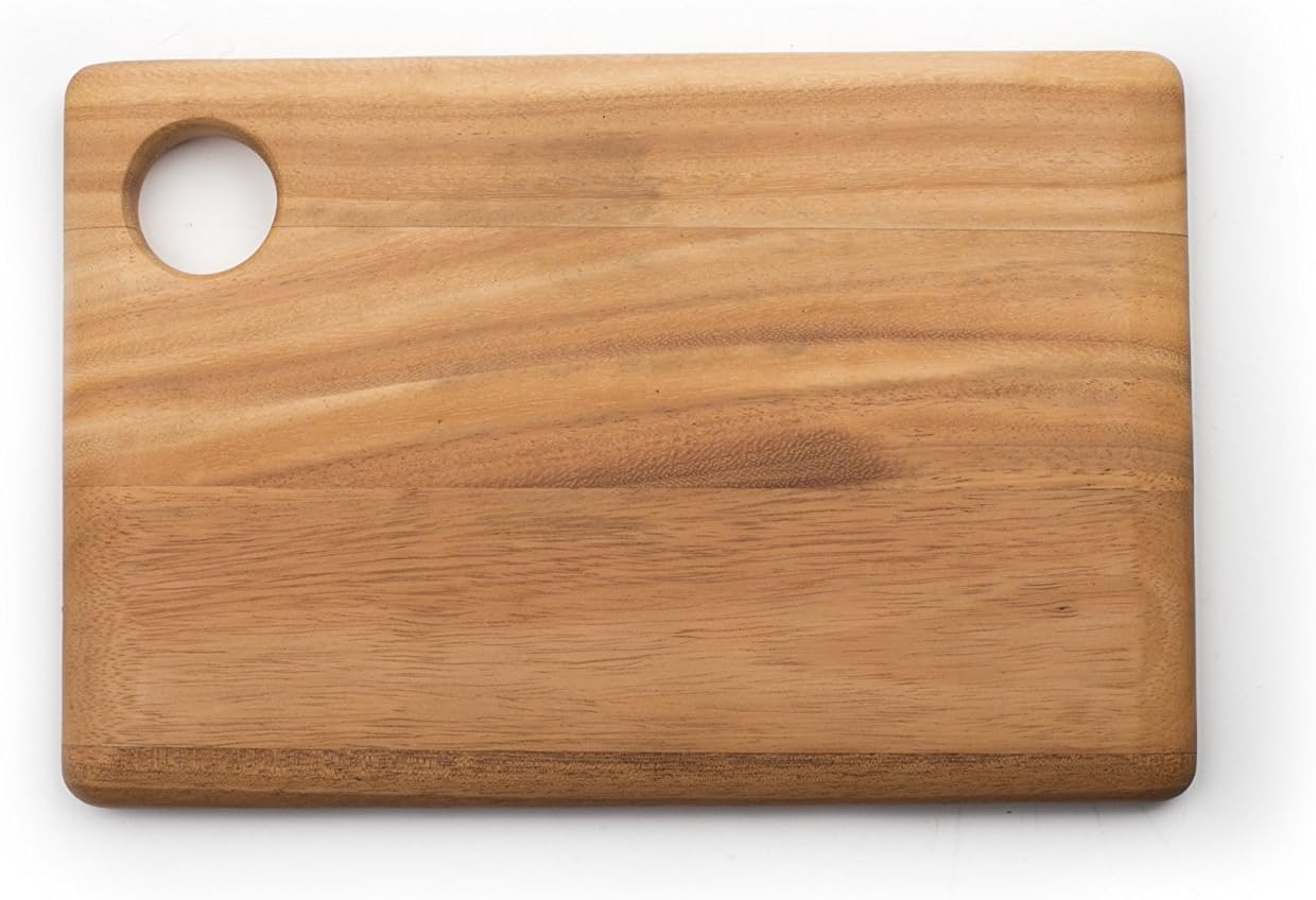 Gourmet Square Cutting Board, Acacia Wood 0.5 x 9 x 9 inches