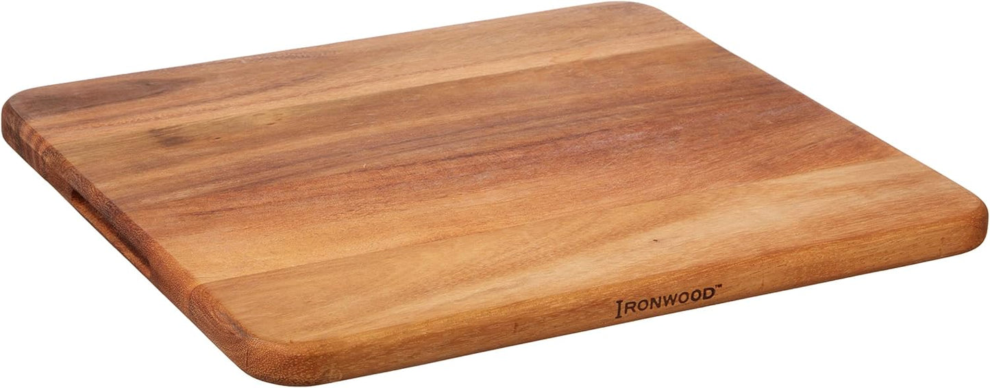 Gourmet Square Cutting Board, Acacia Wood 0.5 x 9 x 9 inches