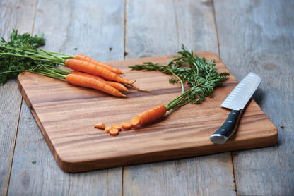 Gourmet Square Cutting Board, Acacia Wood 0.5 x 9 x 9 inches