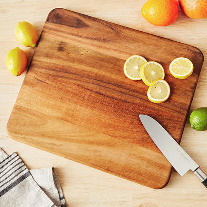Gourmet Square Cutting Board, Acacia Wood 0.5 x 9 x 9 inches