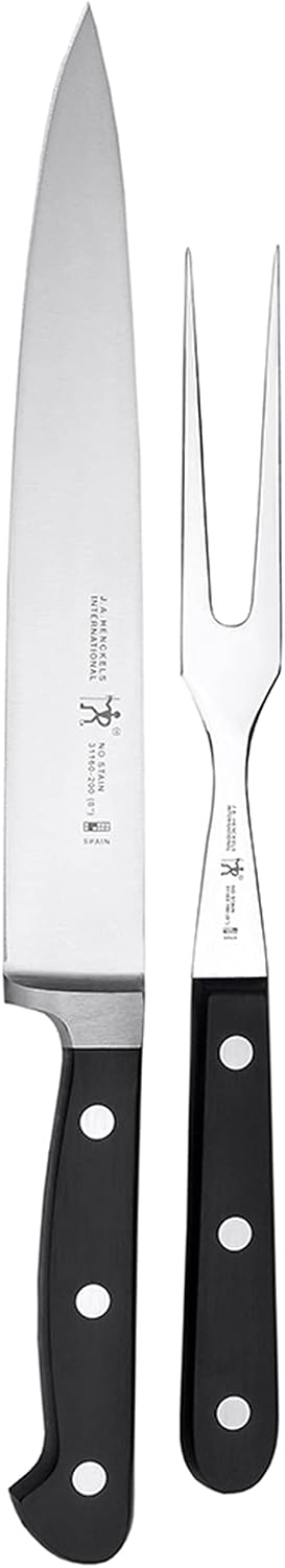 Classic Razor-Sharp 2-Piece Carving Set, German Engineered Informed by 100+ Years of Mastery