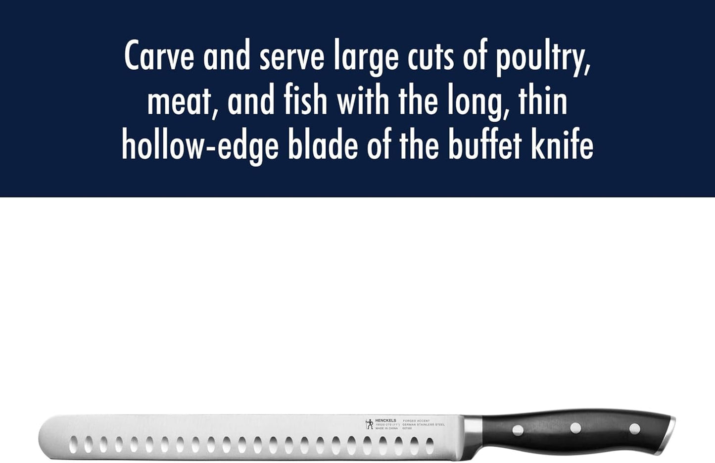 Classic Razor-Sharp 2-Piece Carving Set, German Engineered Informed by 100+ Years of Mastery