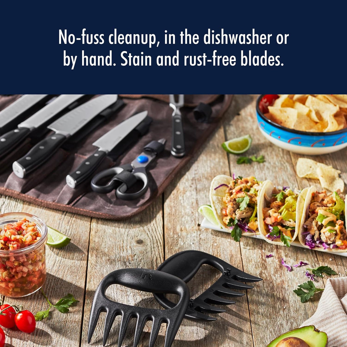 Classic Razor-Sharp 2-Piece Carving Set, German Engineered Informed by 100+ Years of Mastery