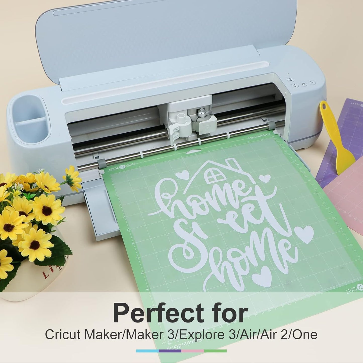 5 Packs Self Healing Cutting Mat- 12" x 18” Double-Sided Cutting Mats for Crafts, A3 High-Density Sewing Mat with Grid for Fabric Quilting Modeling Hobby Scrapbooking Project
