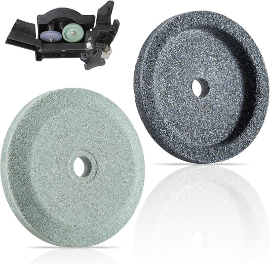 4022060160 Sharpening Stones Grinder Sharpening and Honing Stone Set Fits for Bizerba Slicer All Models, Replaces for 60223401000, 60223401100