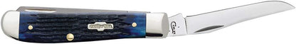 Case WR XX Pocket Knife Sparxx White Jigged Synthetic Mini Trapper Item #60186 - (6207 SS) - Length Closed: 3 1/2 Inches