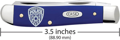 Case WR XX Pocket Knife Sparxx White Jigged Synthetic Mini Trapper Item #60186 - (6207 SS) - Length Closed: 3 1/2 Inches