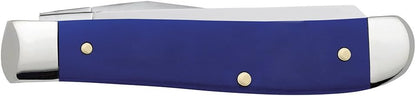 Case WR XX Pocket Knife Sparxx White Jigged Synthetic Mini Trapper Item #60186 - (6207 SS) - Length Closed: 3 1/2 Inches