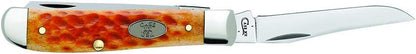 Case WR XX Pocket Knife Sparxx White Jigged Synthetic Mini Trapper Item #60186 - (6207 SS) - Length Closed: 3 1/2 Inches