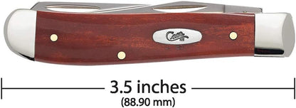 Case WR XX Pocket Knife Sparxx White Jigged Synthetic Mini Trapper Item #60186 - (6207 SS) - Length Closed: 3 1/2 Inches
