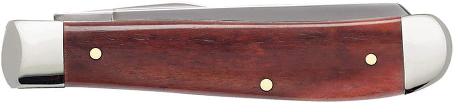 Case WR XX Pocket Knife Sparxx White Jigged Synthetic Mini Trapper Item #60186 - (6207 SS) - Length Closed: 3 1/2 Inches