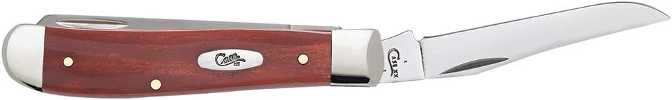 Case WR XX Pocket Knife Sparxx White Jigged Synthetic Mini Trapper Item #60186 - (6207 SS) - Length Closed: 3 1/2 Inches