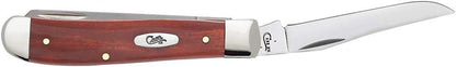 Case WR XX Pocket Knife Sparxx White Jigged Synthetic Mini Trapper Item #60186 - (6207 SS) - Length Closed: 3 1/2 Inches