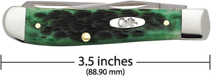 Case WR XX Pocket Knife Sparxx White Jigged Synthetic Mini Trapper Item #60186 - (6207 SS) - Length Closed: 3 1/2 Inches