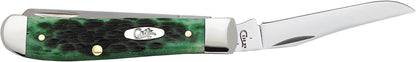 Case WR XX Pocket Knife Sparxx White Jigged Synthetic Mini Trapper Item #60186 - (6207 SS) - Length Closed: 3 1/2 Inches