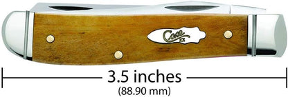 Case WR XX Pocket Knife Sparxx White Jigged Synthetic Mini Trapper Item #60186 - (6207 SS) - Length Closed: 3 1/2 Inches