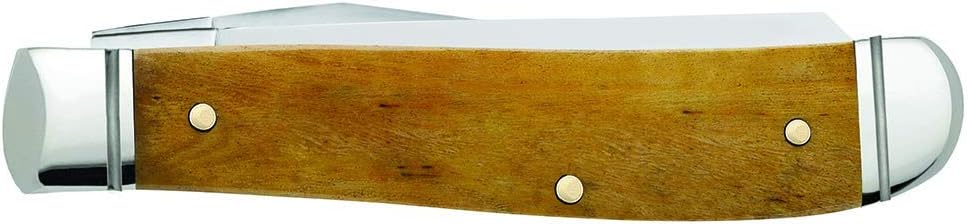 Case WR XX Pocket Knife Sparxx White Jigged Synthetic Mini Trapper Item #60186 - (6207 SS) - Length Closed: 3 1/2 Inches