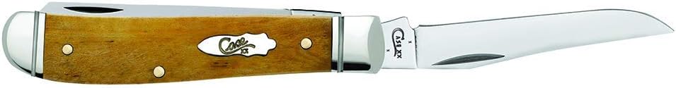 Case WR XX Pocket Knife Sparxx White Jigged Synthetic Mini Trapper Item #60186 - (6207 SS) - Length Closed: 3 1/2 Inches