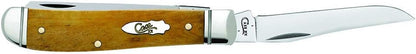 Case WR XX Pocket Knife Sparxx White Jigged Synthetic Mini Trapper Item #60186 - (6207 SS) - Length Closed: 3 1/2 Inches