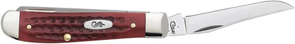 Case WR XX Pocket Knife Sparxx White Jigged Synthetic Mini Trapper Item #60186 - (6207 SS) - Length Closed: 3 1/2 Inches