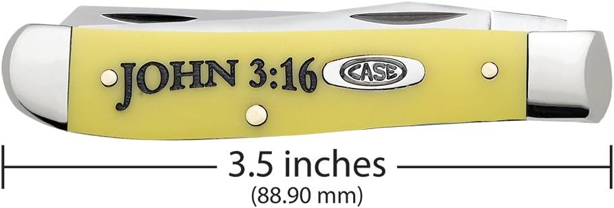 Case WR XX Pocket Knife Sparxx White Jigged Synthetic Mini Trapper Item #60186 - (6207 SS) - Length Closed: 3 1/2 Inches