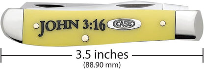 Case WR XX Pocket Knife Sparxx White Jigged Synthetic Mini Trapper Item #60186 - (6207 SS) - Length Closed: 3 1/2 Inches
