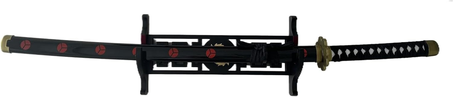 katana Sword Wall Mount Holder 5 Tier Velvet Padded Samurai Sword Display Rack Wakizashi Sword Stand Zoro Animation Sword Display