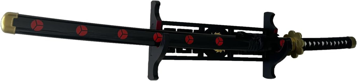 katana Sword Wall Mount Holder 5 Tier Velvet Padded Samurai Sword Display Rack Wakizashi Sword Stand Zoro Animation Sword Display