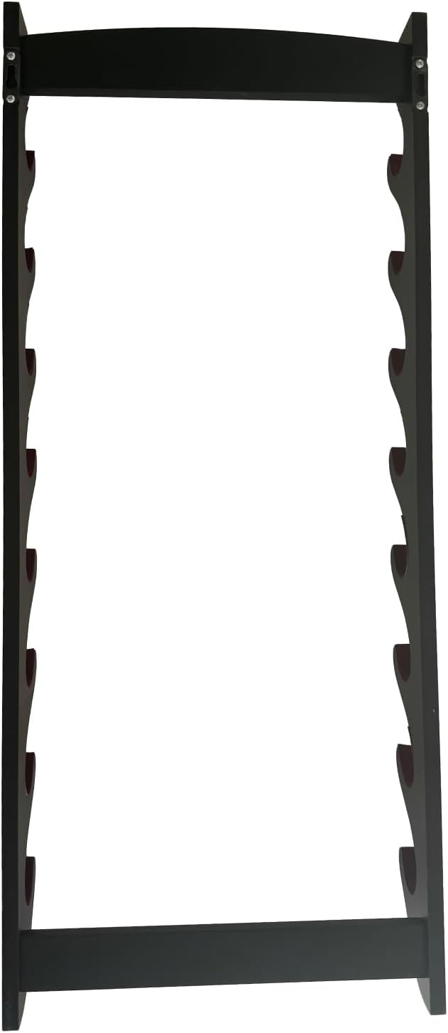 katana Sword Wall Mount Holder 5 Tier Velvet Padded Samurai Sword Display Rack Wakizashi Sword Stand Zoro Animation Sword Display