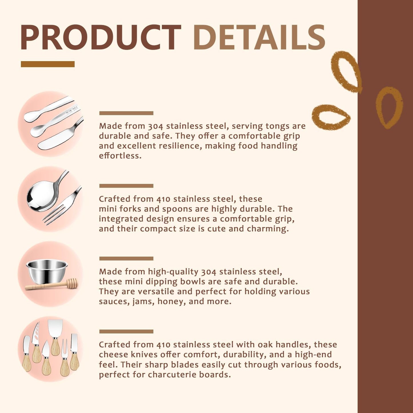 Charcuterie Boards Accessories Gold Charcuterie Utensils Cheese Butter Spreader Knife Set Small Serving Tongs Forks and Spoons Dipping Bowls Honey Dippers Toothpick Flags for Party Platter Appetizers