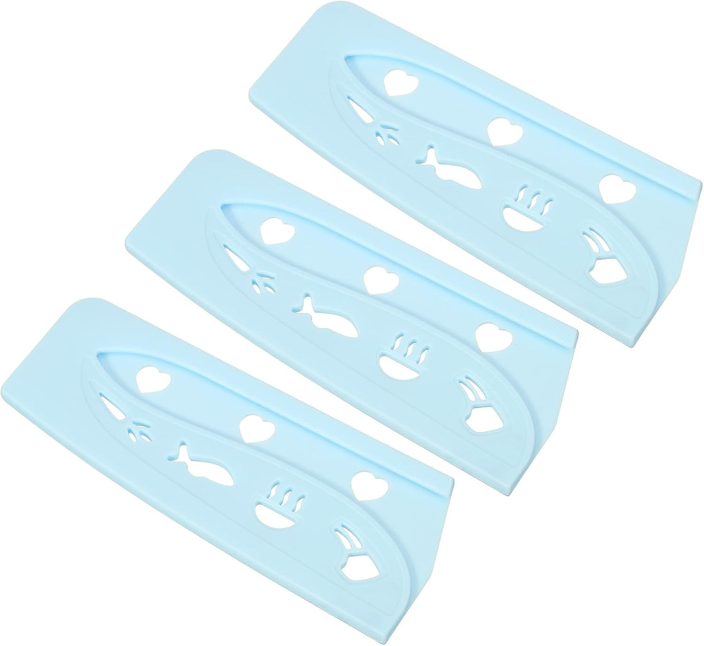 3Pcs Plastic Safety Knife Cover Sleeves for 7" Nakiri Knife, Chopping Knives Guard Blade Protector Universal Knife Sheath for Kitchen Bar, Green