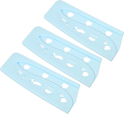 3Pcs Plastic Safety Knife Cover Sleeves for 7" Nakiri Knife, Chopping Knives Guard Blade Protector Universal Knife Sheath for Kitchen Bar, Green