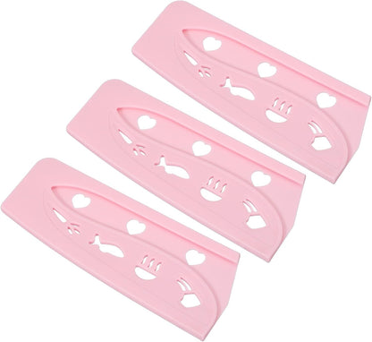 3Pcs Plastic Safety Knife Cover Sleeves for 7" Nakiri Knife, Chopping Knives Guard Blade Protector Universal Knife Sheath for Kitchen Bar, Green