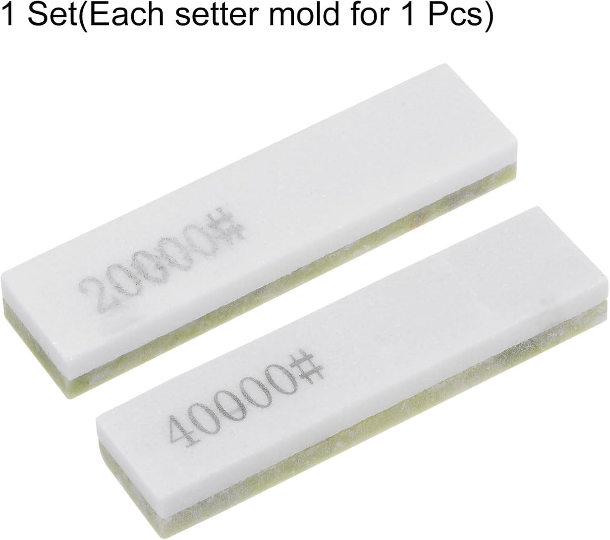 2pcs Knife Sharpening Stone Set 10000/20000/40000 Grit Rectangle Knife Sharpening Stone Sharpener Whetstone for Knives Scissors Kitchen Sharpen Tools