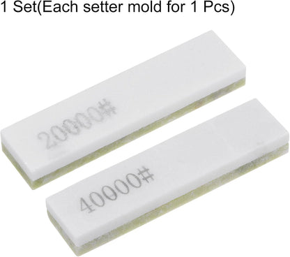 2pcs Knife Sharpening Stone Set 10000/20000/40000 Grit Rectangle Knife Sharpening Stone Sharpener Whetstone for Knives Scissors Kitchen Sharpen Tools