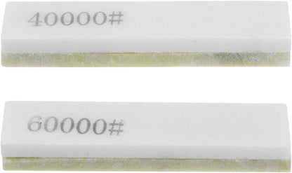 2pcs Knife Sharpening Stone Set 10000/20000/40000 Grit Rectangle Knife Sharpening Stone Sharpener Whetstone for Knives Scissors Kitchen Sharpen Tools