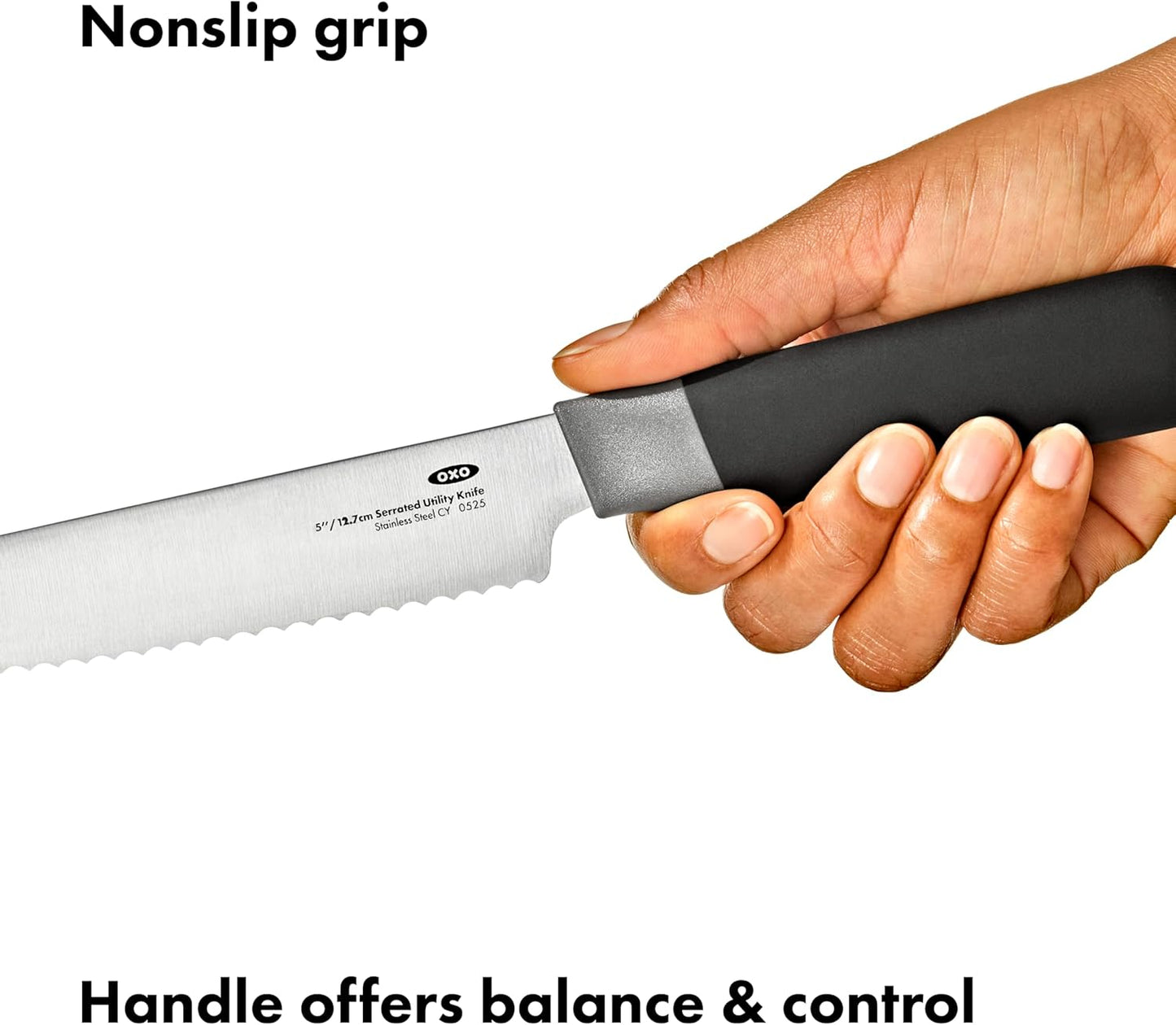 Good Grips 5 in Santoku Knife with Locking Sheath
