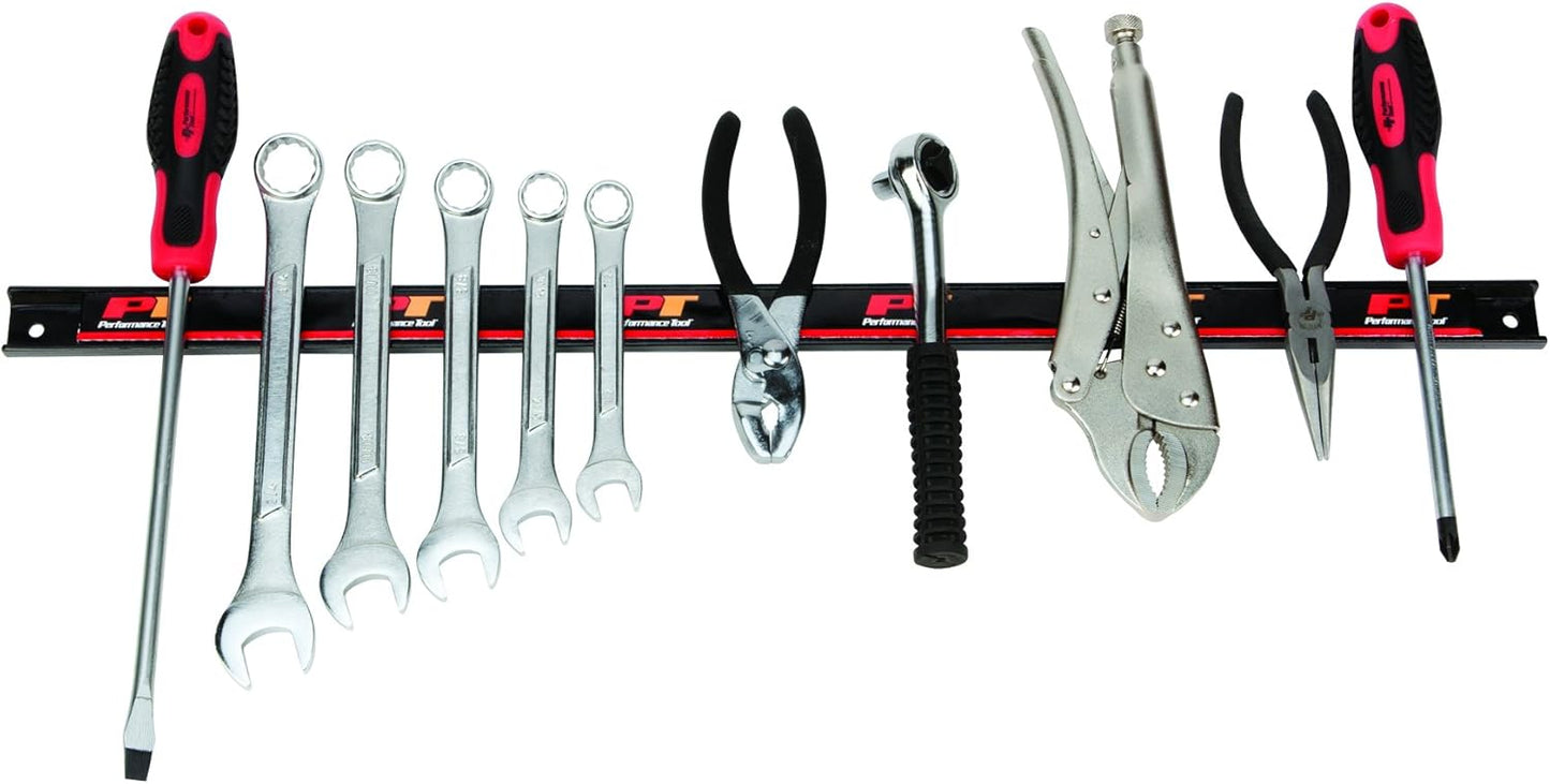 W1289 24” Magnetic Tool Strip Holder Organizer Rack | Knife Bar with Multipurpose | Ideal For Knife Holder, Knife Rack, Knife Strip, Kitchen Utensil Holder, Tool Holder & Art Supplies