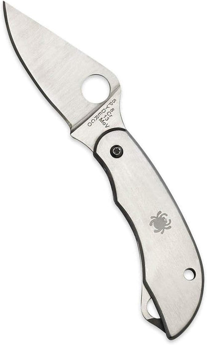 ClipiTool Folding Utility Pocket Knife, PlainEdge and SpyderEdge | 4.58" Overall Length, 2.01" 8Cr13MoV Steel Blade, G-10 Handle, SlipJoint, Full-Flat Grind