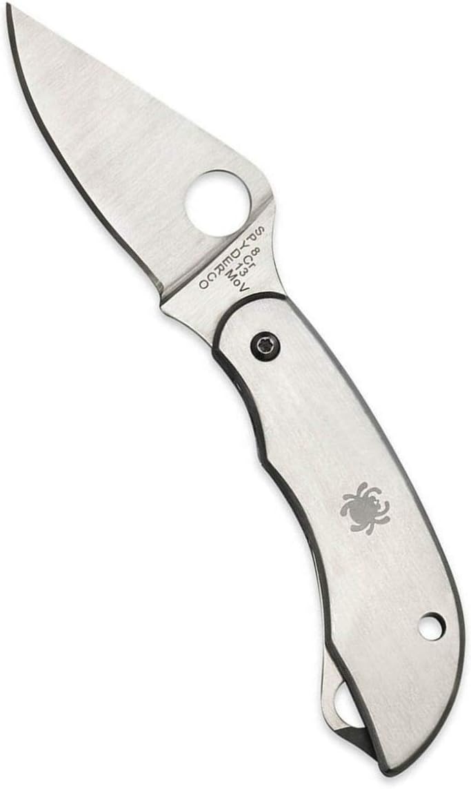 ClipiTool Folding Utility Pocket Knife, PlainEdge and SpyderEdge | 4.58" Overall Length, 2.01" 8Cr13MoV Steel Blade, G-10 Handle, SlipJoint, Full-Flat Grind