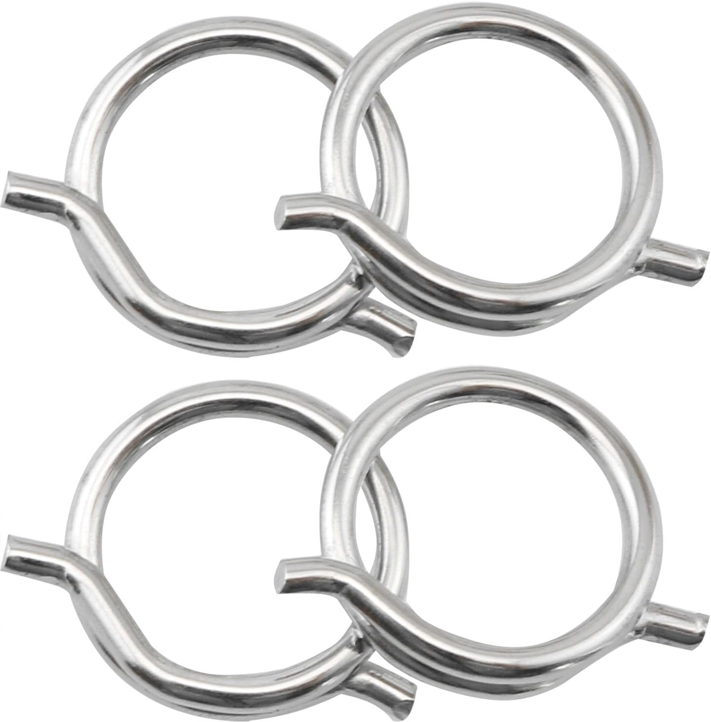 6PCS Kitchen Scissors Spring Loaded Ring Parts Heavy Duty Poultry Shears Replacement Components 12mm Inner Diameter Household Appliances Electronic Equipment Automotive Components