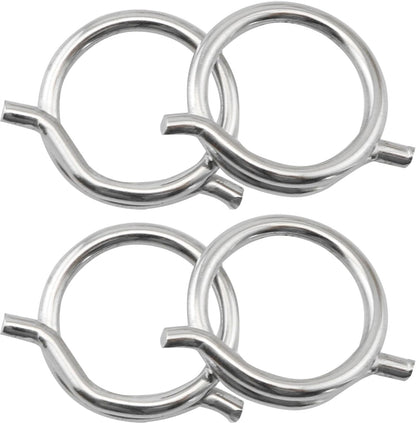 6PCS Kitchen Scissors Spring Loaded Ring Parts Heavy Duty Poultry Shears Replacement Components 12mm Inner Diameter Household Appliances Electronic Equipment Automotive Components